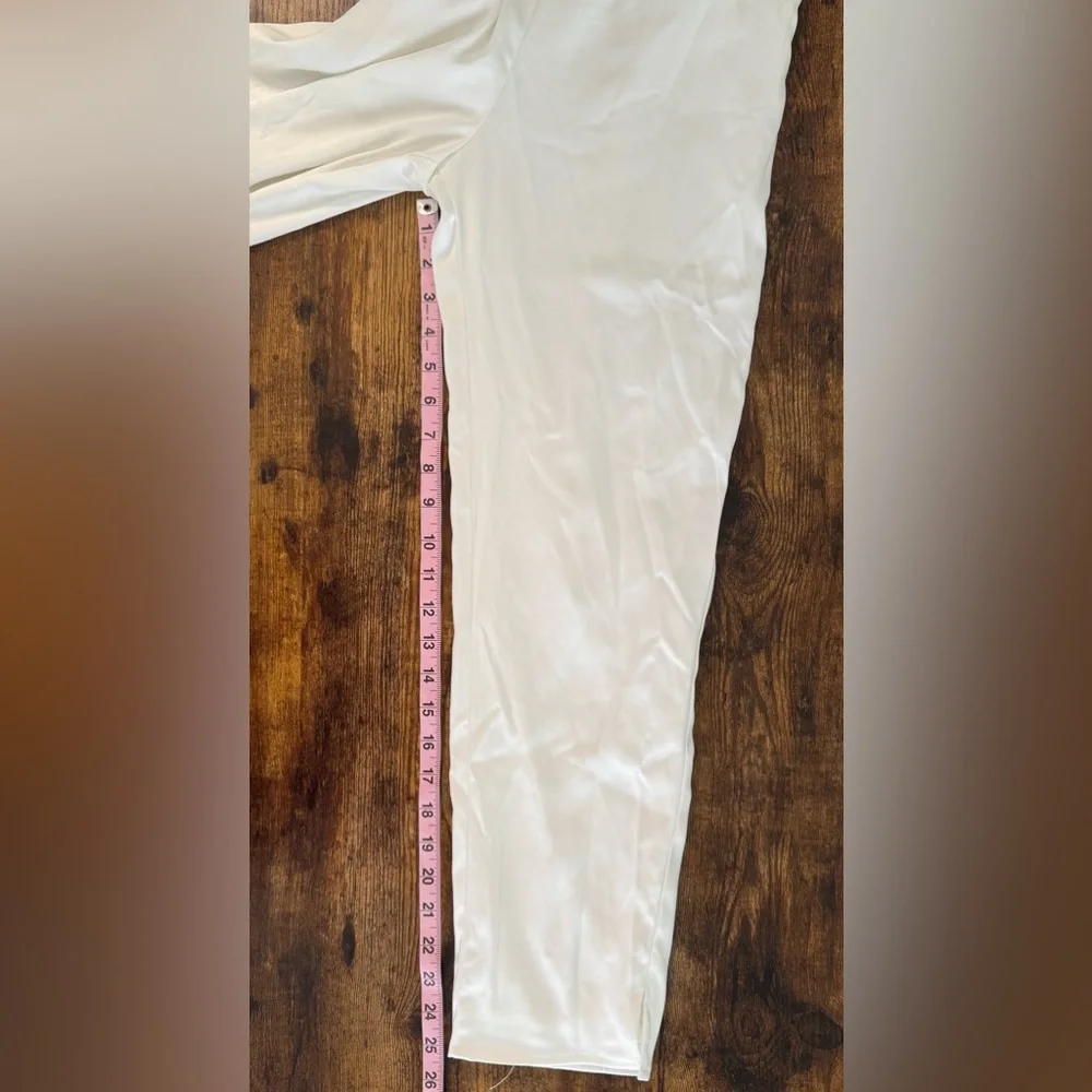 Lulus Beloved Bliss Ivory Strapless Slim Leg Bow Jumpsuit-Size XS NWOT - Picture 13 of 14